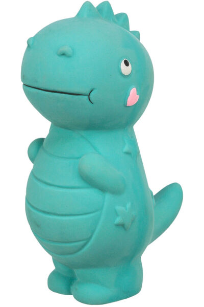 petbutik35 Kalp yanaklı dino sesli köpek oyuncağı 14 cm