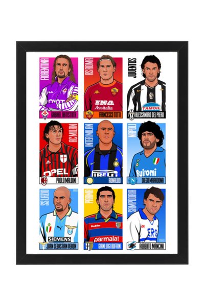 Boomah Accessories Football Legends 90's Serie A ( Batistuta, Ronaldo, Totti)...