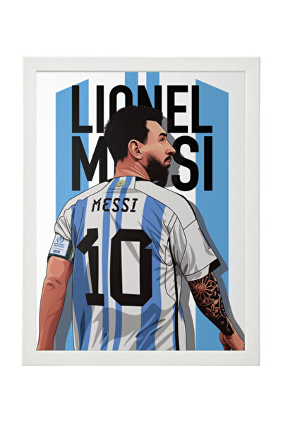 Boomah Accessories Lionel Messi Argentina Poster with Frame 30x40cm