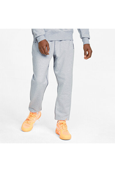 Puma Men Pivot EMB Basketball Sweatpants - Gray