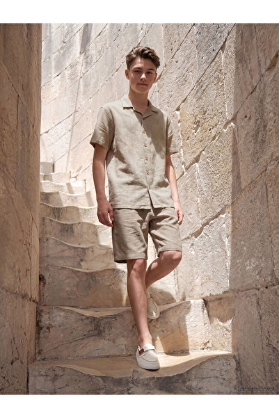 LC Waikiki I Beli Corded Boy's Dobby Shorts from Freezen Store