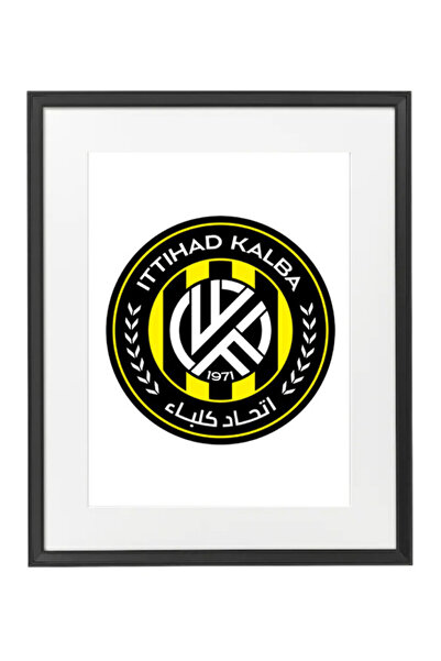 Boomah Accessories Ittihad Kalba FC, UAE Pro League , Soccer Gift , Poster wi...