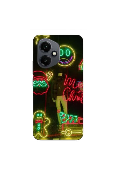 OEM Husa compatibila cu Honor 400 Silicon Gel Tpu Model Craciun Vitrina Neon ...