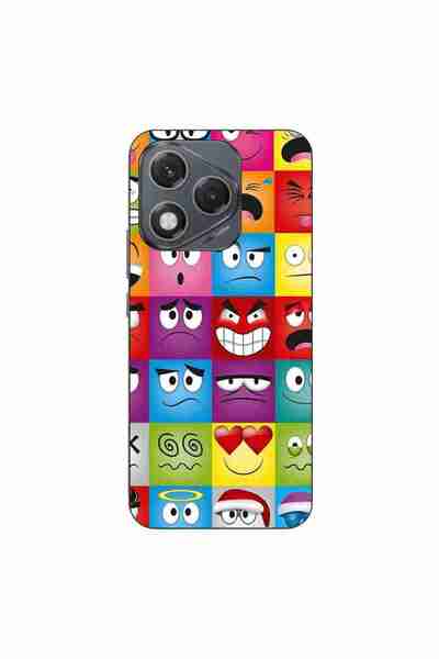 OEM Husa compatibila cu Honor 400 Lite Silicon Gel Tpu Model Funny Faces