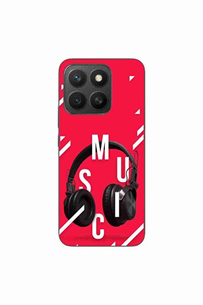 OEM Husa compatibila cu Honor X8c Silicon Gel Tpu Model Music Headphones