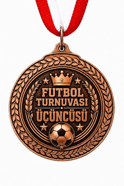 HiperAD Reklam FUTBOL TURNUVASI ÜÇÜNCÜLÜK BRONZ Madalya Metal | Ödül Madalyas...