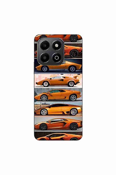 OEM Husa compatibila cu Honor X6b Silicon Gel Tpu Model Masini Lamborghini