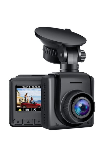 AUKEY Camera de bord Aukey, Full HD, 1920x1080 @ 30fps, 170°, MicroSD, LED, 1,5"