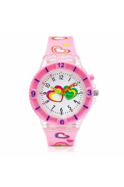HAPPY TİME Ceas pentru copii, Electronic, HAPPY TIME, Roz, CC38