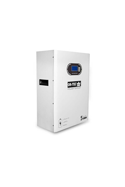 ORTEC Solar 5 kWh 51.2 V 100 Ah Duvar Tipi Truva Serisi LiFePO4 Batarya