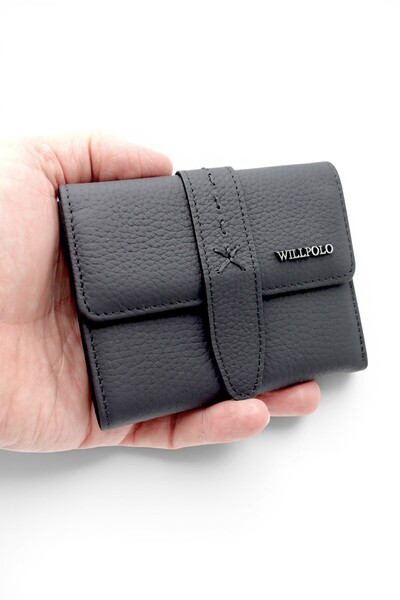 willpolo Genuine Leather Medium Size Women's Wallet with Coin Compartment and...