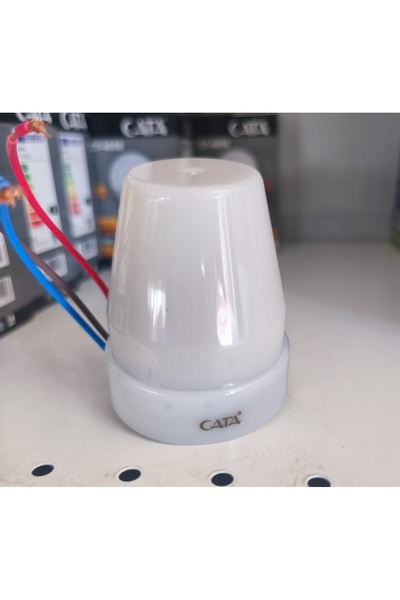 Cata Fotosel Sensör 10A 1200W IP65 Dış Mekan Gün Işığı Sensörü