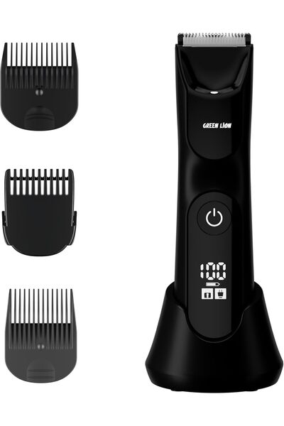Green Lion Sensitive Duo Hair Trimmer & Shaver with Charging Base, 90Min Work...