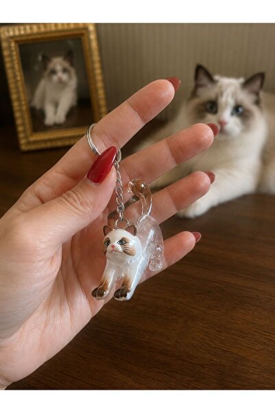 Pawellia Kedi ve Köpek Tüy Saklama Anahtarlığı