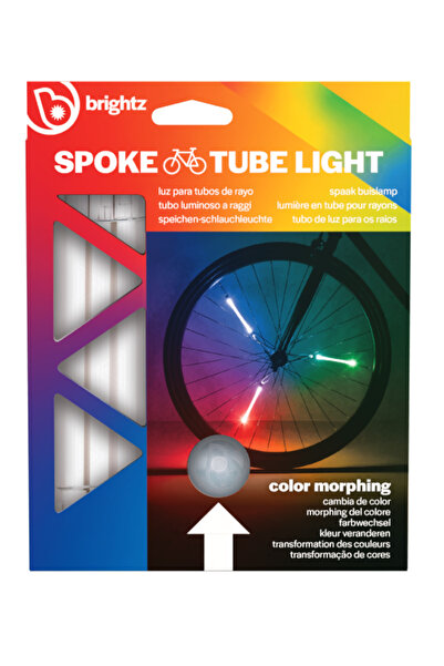 Brightz SpinBrightz LED тръбни светлини за колела, многоцветни