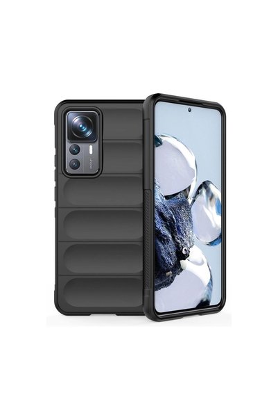 Ethab Ticaret Glb-Stl41414 Mi 12t Pro Case, Optimum Silicone - Black.