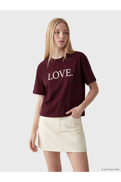 LC Waikiki Peak New Season Printed Soft Touch Women's T-Shirt