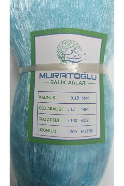 muratoğlu MİSİNA AĞ - 0,18*17 100 GÖZ MİSİNA BALIKAĞI - MİSİNA TOR-