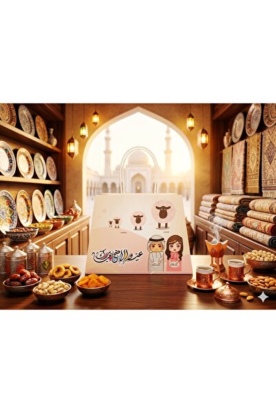 Traditional Eid Al-Adha Luxury Gift & Favor Bag 6 Pieces Set