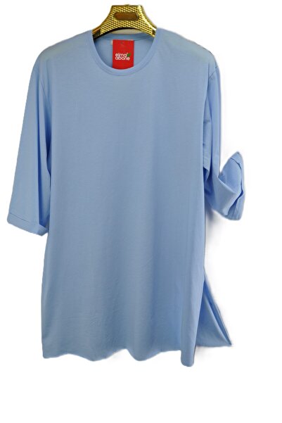 elma abone Plus Size Combed Tunic