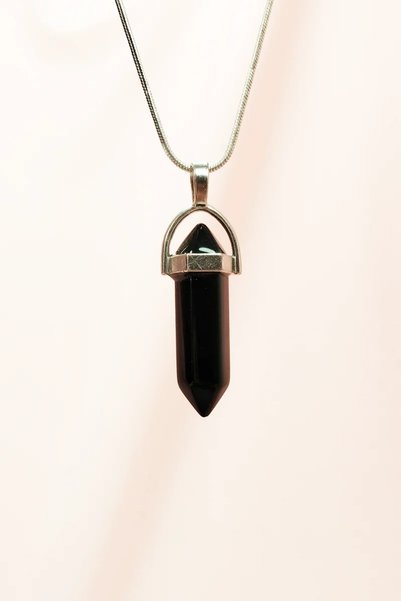 OEM Onix natural stone chain handmade design necklace pendant: 3.5 cm chain: ...