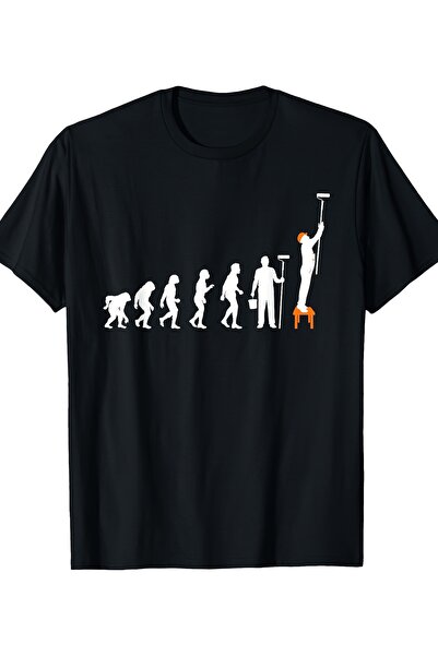 yiou trendy clothing تي شيرت بنمط Painter Evolution