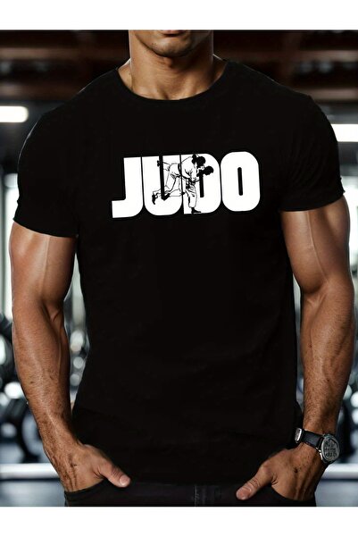 Chic Bloom Men's casual short-sleeved T-shirt, designed for judo - made with ...