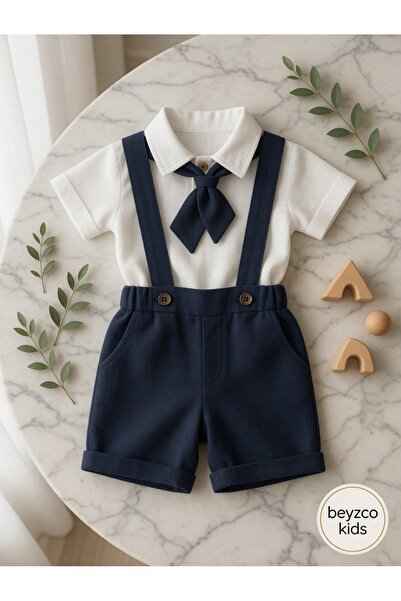 Junior Class Tie-Up Shirt, Linen Salopet Suit