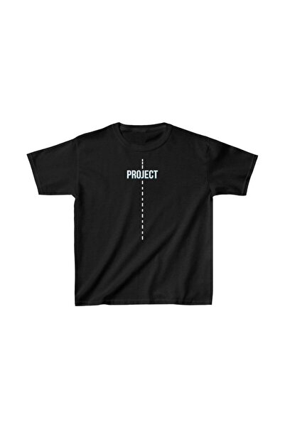Mariposa Secret Kids Unisex Printed T-Shirt - Black
