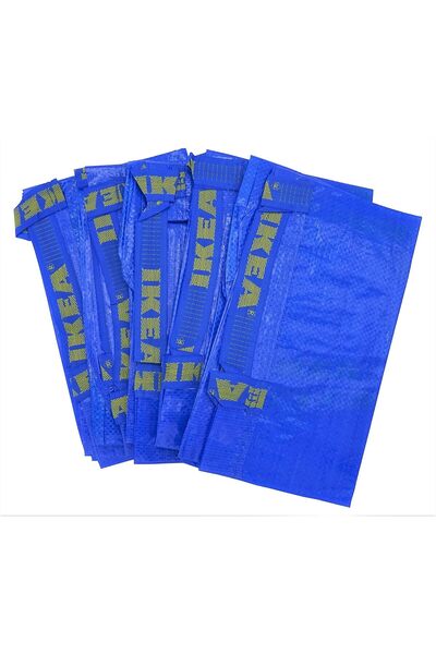 IKEA FRAKTA أكياس فراكتا الزرقاء الكبيرة من إيليسا - سعة قصوى 25 كجم (عبوة من...