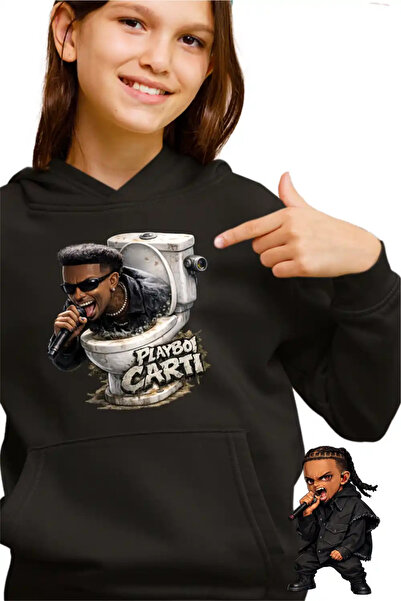 OEM Hanorac Copii Fete Playboi Carti Skibidi Toilet