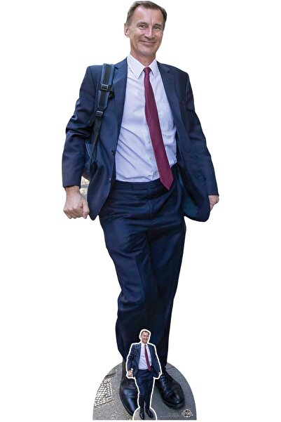 STAR CUTOUTS CS1039 Jeremy Hunt Lifesize Cardboard Cutout With Mini Politican