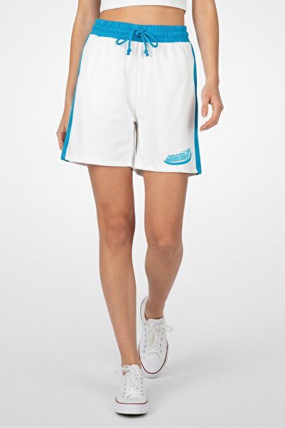 Don't Call Me Jennyfer Women Graphic Print Basic Shorts, White