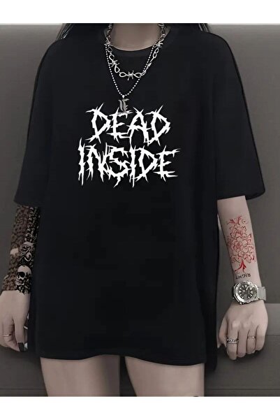 Generic Brand Women's T-Shirt Crew Neck Oversize Short Sleeve T-Shirt - Black