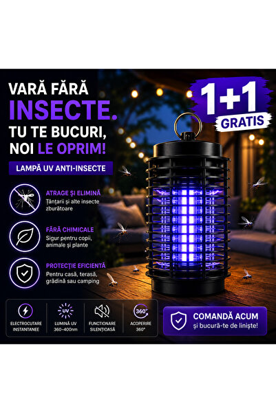 OEM SET 1+1 LAMPA UV ANTI INSECTE (RO-V07) (Trend-1+1LAMPA-r2)