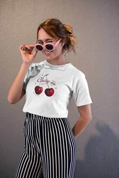 Generic Brand Women's Custom Printed Modern Fit 100% Cotton Crew Neck T-Shirt