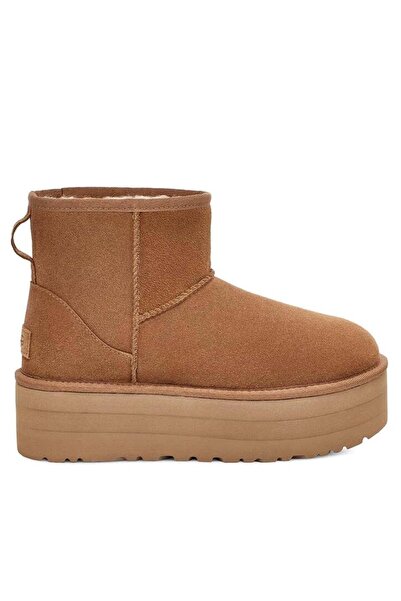 UGG Γυναικεία Classic Mini Platform Μποτάκια Καφέ 1134991-CHE