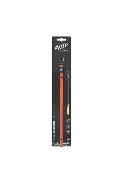 Generic Brand Wild Dog Walking Strap Orange Small-Medium 1X120 cm
