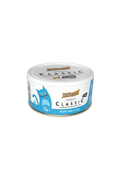 Prince Princess Premium Classic Κονσέρβα Γάτας με Τόνο & Ρύζι 70gr