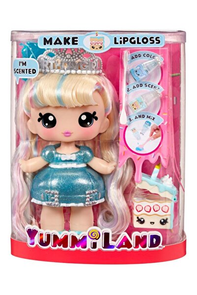 Yummiland Papusa Yummiland, Large Doll and Lipgloss Pet, Callie Birthday Cake...