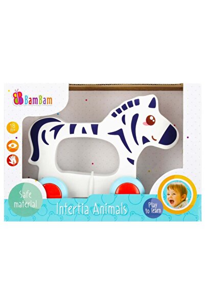 Bambam Jucarie de tras BamBam, Zebra