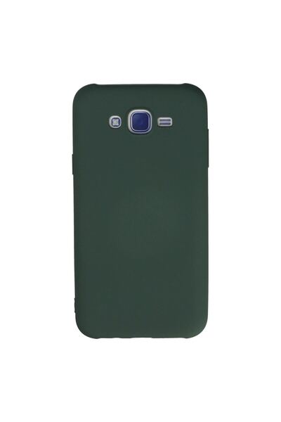OEM Samsung Galaxy J7 Case Nano Velvet Silicone Inside - Dark Green