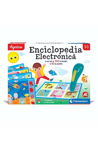 AS COMPANY Joc educativ, Agerino, Enciclopedie electronica cu pix, 3-5 ani