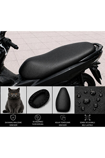 lawrenceshop Husa de șa pentru motociclete Apachi Joy 125 Protecție impermeab...