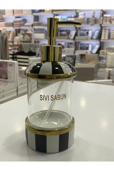 Porselen Ve Cam Detaylı Sıvı Sabunluk