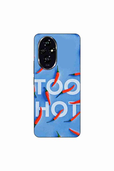 OEM Husa compatibila cu Honor 200 Silicon Gel Tpu Model Mesaj Too Hot