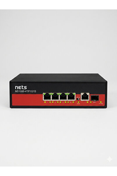 NetsShop Nets NS1000-4TP1G1S Gigabit PoE Switch (4 Port)