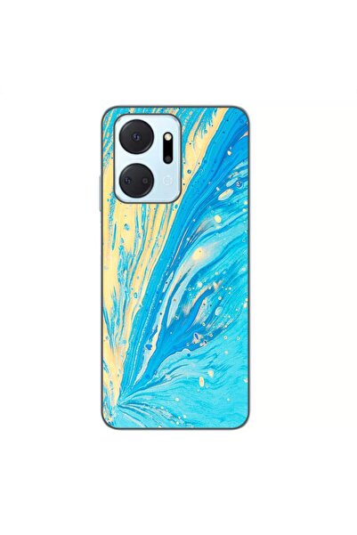 OEM Husa compatibila cu Honor X7a Silicon Gel Tpu Model Aqua Bloom