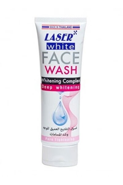 LASER WHITE Deep Whitening Facial Wash and Tighten Pores 100ml