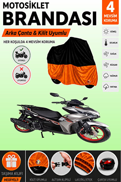 Cemku Double Black Top - Orange Bottom, Rear Bag Compatible Revolt Rsx3 Motor...